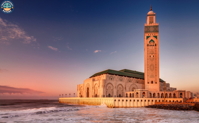 hassan 2 mosque is on ethe best landmarks in morocco