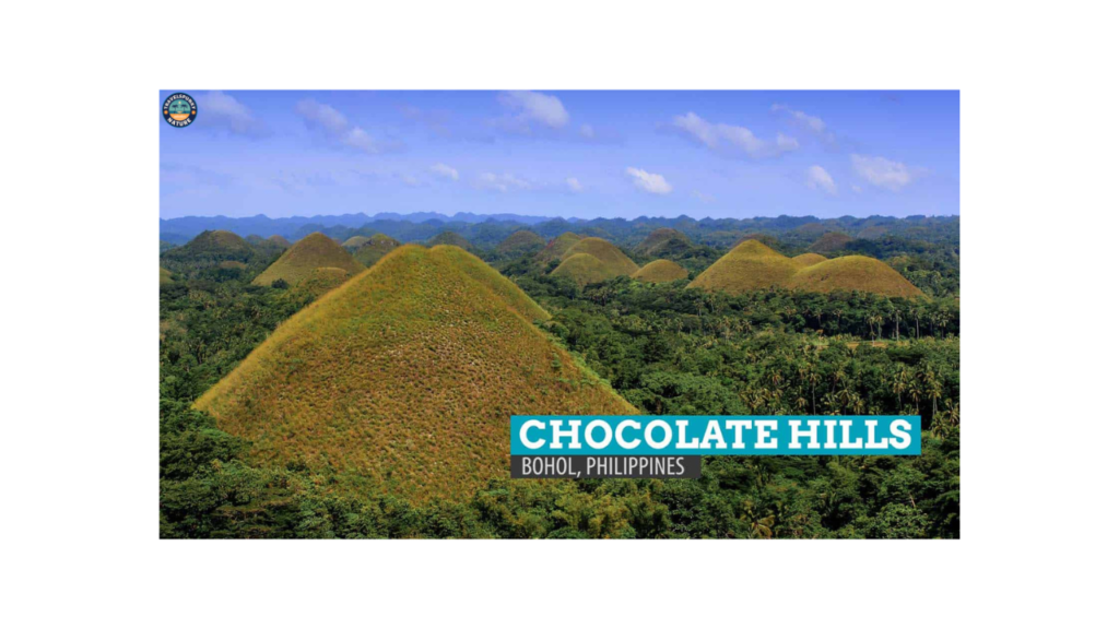 Chocolate Hills of Bohol is one of famous landmarks in the philippines