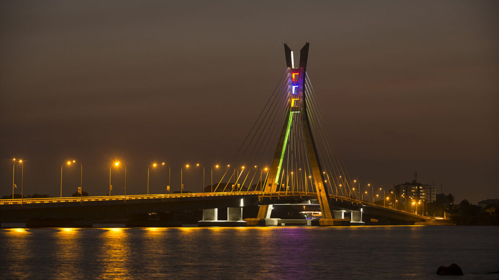 Lekki Ikoyi Link Bridge is a famous landmarks in nigeria